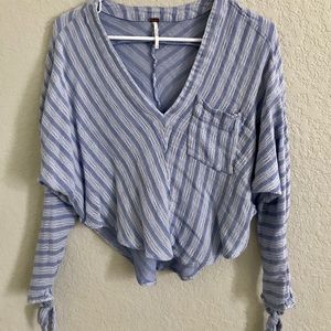 Free People Morning Striped Dolman Top